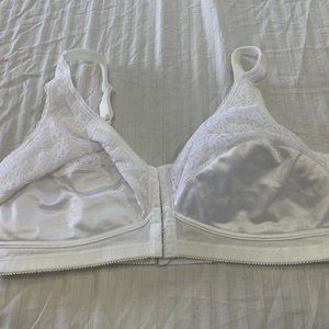 🦆 JODEE SURGCAL BALANCED FIT WIRE FREE WOMENS FRONT CLOSE BRA SIZE 40D 🦆